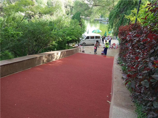 肇庆彩色路面施工